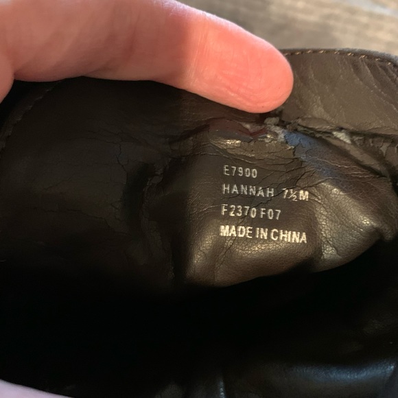 Calvin Klein Brown Suede Booties- Size 7 1/2 - Picture 9 of 9